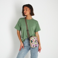 Сумка «Авокадо», отдел на молнии, цвет розовый Сумка «Авокадо», отдел на молнии, цвет розовый