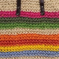 Сумка женская SL Home, ручное плетение, хлопок, длина ручек 28 см, 41&times;40 см