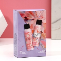 Подарочный набор косметики «Пусть сбываются мечты!», гель для душа 100 мл и пена для ванны 100 мл, ЧИСТОЕ СЧАСТЬЕ Подарочный набор косметики «Пусть сбываются мечты!», гель для душа 100 мл и пена для ванны 100 мл, ЧИСТОЕ СЧАСТЬЕ