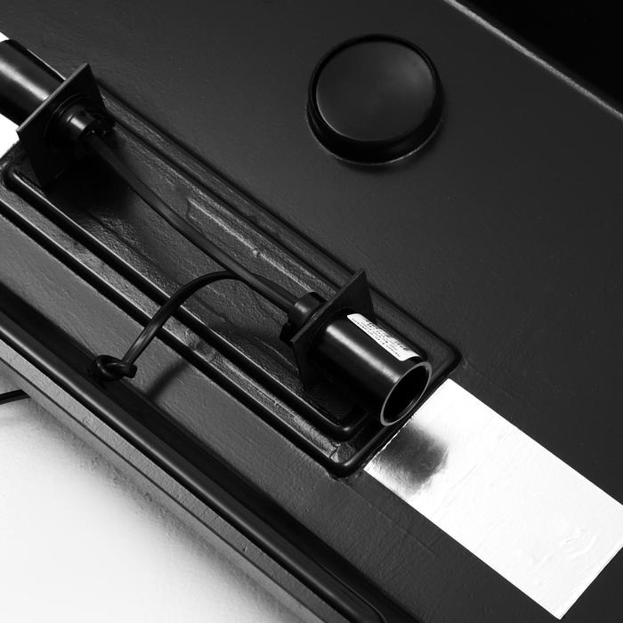 Аквариум Аквариум "Прямоугольный" с крышкой, 60 литров, 56 х 29 х 36 см, чёрный