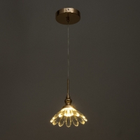 Светильник BayerLux "Джами" LED 10Вт золото 16х16х19-130 см