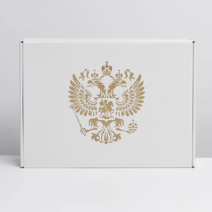 Коробка подарочная складная, упаковка, &laquo;Россия&raquo;, УФ-лак, 30,7 х 22 х 9,5 см