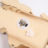 Светодиодная фигура «Снеговик с подарками» 13 × 20 × 2.5 см, дерево, батарейки LR1130х3 (в комплекте), свечение тёплое белое Светодиодная фигура «Снеговик с подарками» 13 × 20 × 2.5 см, дерево, батарейки LR1130х3 (в комплекте), свечение тёплое белое