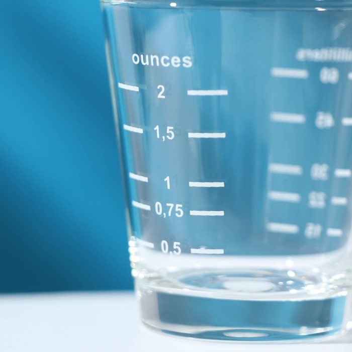 Стакан стеклянный мерный &laquo;Классика&raquo;, 95 мл, 6&times;7 см