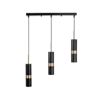 Светильник BayerLux Подвес BayerLuxной "Холли" 3хLED 15Вт 4000К черный золото 6х6х33-233см