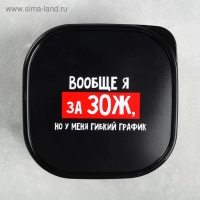 Ланч-бокс &laquo;Гибкий график на ЗОЖ&raquo;, 700 мл