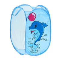 Корзина для хранения игрушек &laquo;Весело играем&raquo; с ручками, 35х35х55 см