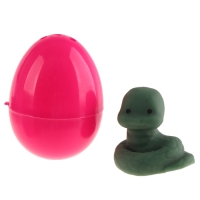 Новый год! Антистресс сквиш мялка &laquo;Змейка в шапочке&raquo;, в яйце, в шоубоксе