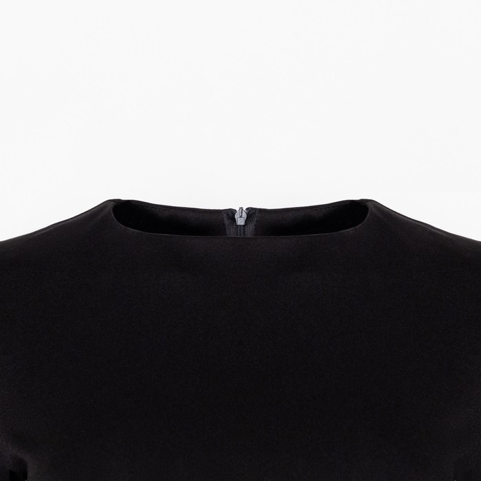 Платье женское миди с разрезом MIST р. 44, чёрный