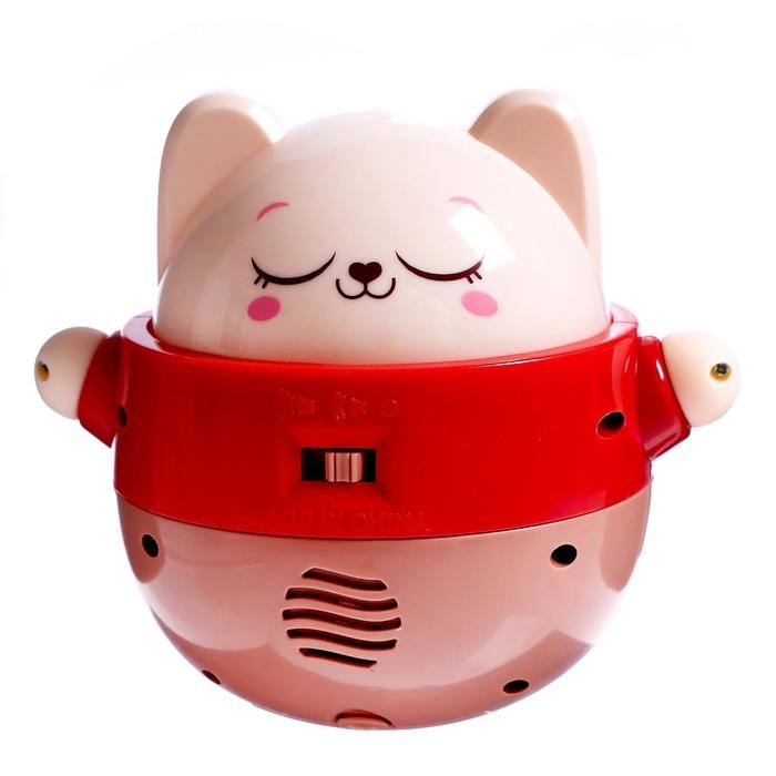 Музыкальная неваляшка &laquo;Мой котик&raquo;, звук, цвет красный