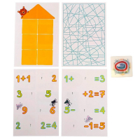 Лото для малышей &laquo;Счёт и фигуры. Подбери число&raquo; / Куликова Е.Н.