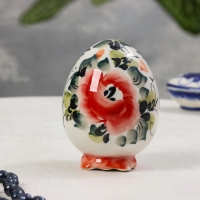 Сувенир «Яйцо на ножках», гжель, цвет, 10х7 см Сувенир «Яйцо на ножках», гжель, цвет, 10х7 см