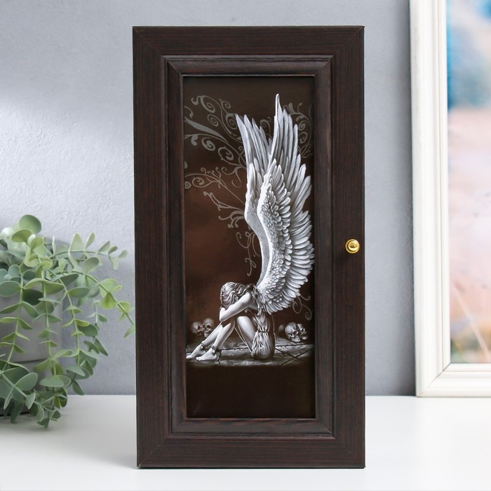 Ключница Ключница "Ангел" 16х31 см венге МИКС