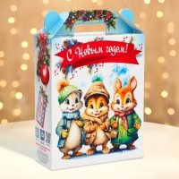 Новый год. Подарочная коробка Новогодняя Подарок "Мультяшки" с анимацией 16,8 х 6,8 х 20, 9 см. Новый год. Подарочная коробка Новогодняя Подарок "Мультяшки" с анимацией 16,8 х 6,8 х 20, 9 см.