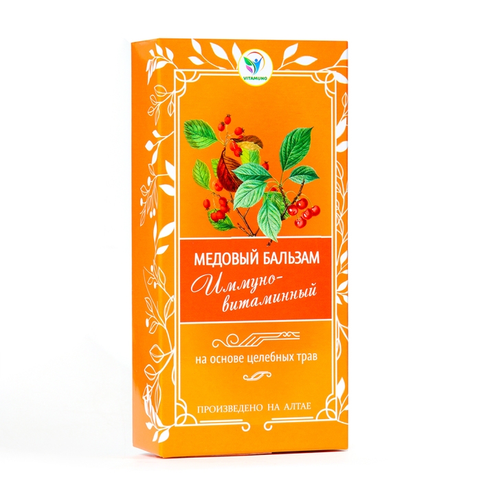 Бальзам медовый безалкогольный Vitamuno Иммуно-витаминный, 250 мл Бальзам медовый безалкогольный Vitamuno Иммуно-витаминный, 250 мл