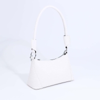 Сумка-багет на молнии, цвет белый Сумка-багет на молнии, цвет белый