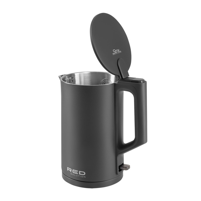 Чайник электрический RED Solution RK-M157, пластик, колба металл, 1,5 л, 1500 Вт