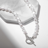 Бусы &laquo;Жемчужный бисер&raquo; шар №6, цвет белый, L=40 см