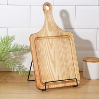 Подставка для крышек и разделочных досок Доляна, 17&times;14&times;17 см, цвет чёрный