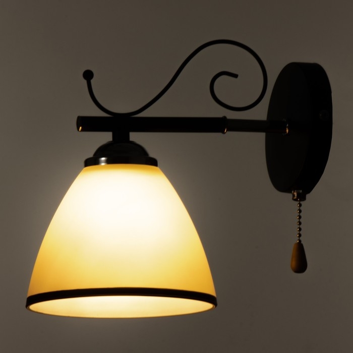 Бра 2730/1 E27 40Вт черно-хромовый