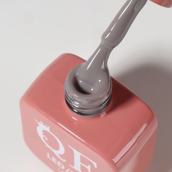 Гель лак для ногтей &laquo;SIMPLE&raquo;, 3-х фазный, 10 мл, LED/UV, цвет серый (110)