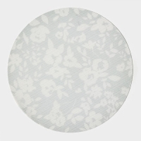 Салфетки сервировочные на стол Доляна &laquo;Акварель. Круг&raquo;, 4 шт, d=38 см, цвет голубой