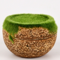 Основа для декора &laquo;Горшок круглый для цветов&raquo;, 7 &times; 8 &times; 8 см