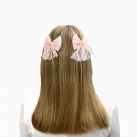 Заколка для волос, бант 7.5 см, 2 шт. Принцессы Заколка для волос, бант 7.5 см, 2 шт. Принцессы