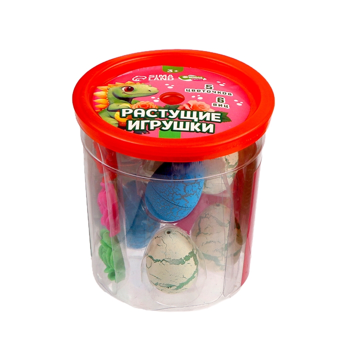 Растущие игрушки &laquo;Динозавры в джунглях&raquo;, красные