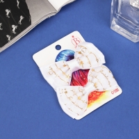 Зажим для волос "Бантик Вивиан" (набор 2 шт) нежность, 6,5 см, белый