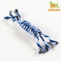 Игрушка канатная "Плетёнка", малая, до19 см, 25-29 г, микс цветов Игрушка канатная "Плетёнка", малая, до19 см, 25-29 г, микс цветов