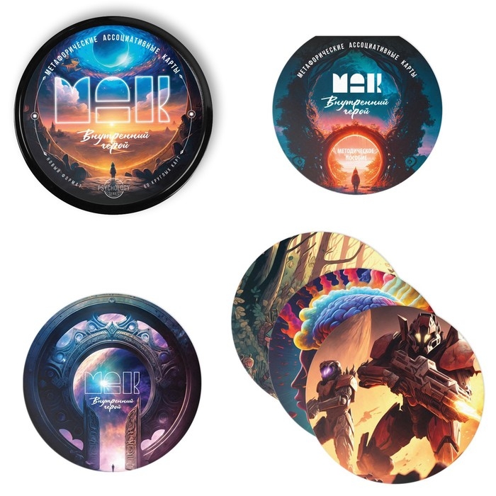 Метафорические ассоциативные карты &laquo;Внутренний герой&raquo;, 60 карт (9х9 см), 16+