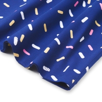 Платье для девочки "Конфети", цвет тёмно-синий, рост 122-128 Платье для девочки "Конфети", цвет тёмно-синий, рост 122-128