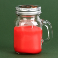 Новогодняя свеча в банке с ручкой &laquo;Пряности&raquo;, корица