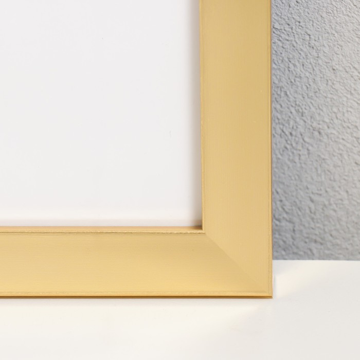 Фоторамка пластик "МИРАМ" 40х40 см, 641811 золото (пластиковый экран)