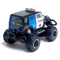 Джип радиоуправляемый &laquo;Полиция&raquo;, работает от батареек, цвет чёрный
