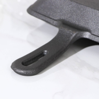 Сковорода-гриль чугунная &laquo;Квадрат. Гриль&raquo;, 19&times;19&times;3 см, чугунная ручка, цвет чёрный