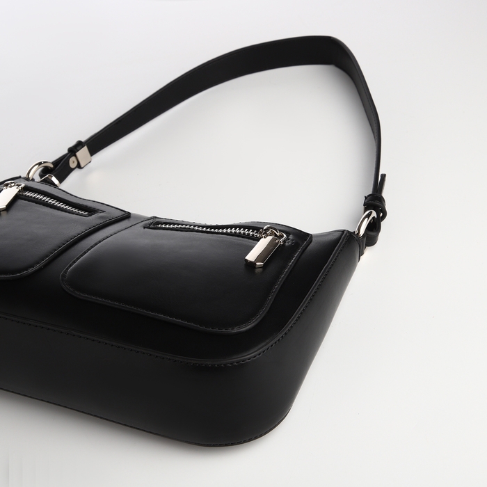 Сумка женская TEXTURA, маленький размер, цвет чёрный Сумка женская TEXTURA, маленький размер, цвет чёрный