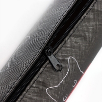 Пенал школьный из искусственной кожи &laquo;1 сентября: Кот&raquo;, 19 х 8 х 3 см