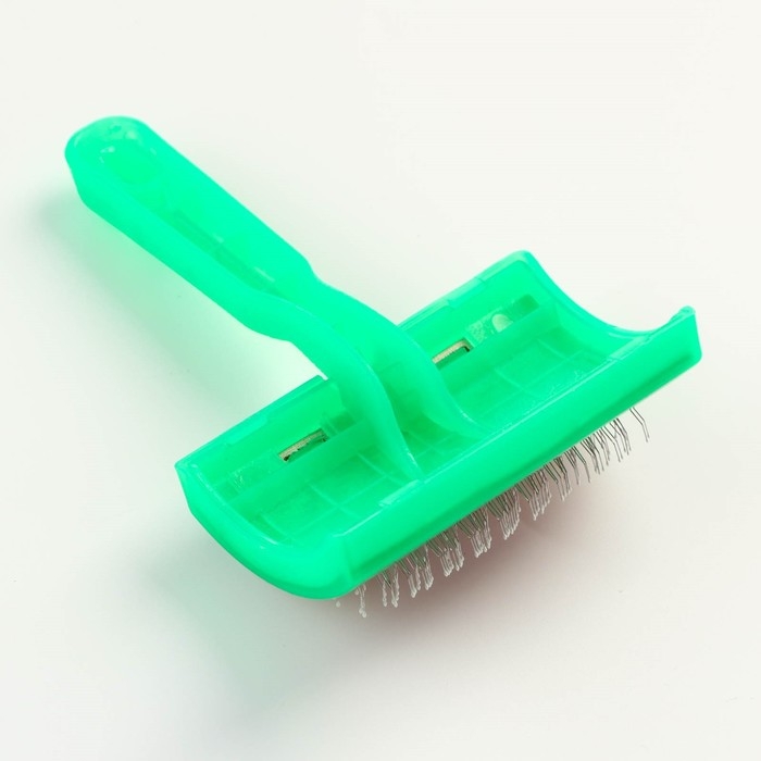 Пуходерка полукруглая средняя с каплями, 10 х 13 см, зелёная Пуходерка полукруглая средняя с каплями, 10 х 13 см, зелёная