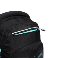 Рюкзак молодёжный 43 х 31 х 20 см, Grizzly, эргономичная спинка, отделение для ноутбука, чёрный