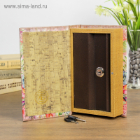 Сейф-книга дерево "Весна в воздухе" кожзам 21х13х5 см