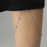 Новый год! Символ года 2025! Портупея &laquo;Квадро&raquo; змея, цвет бело-чёрный в серебре, 30 см