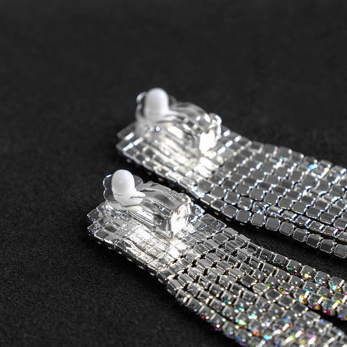 Клипсы &laquo;Вечеринка&raquo; квадрат, цвет радужный