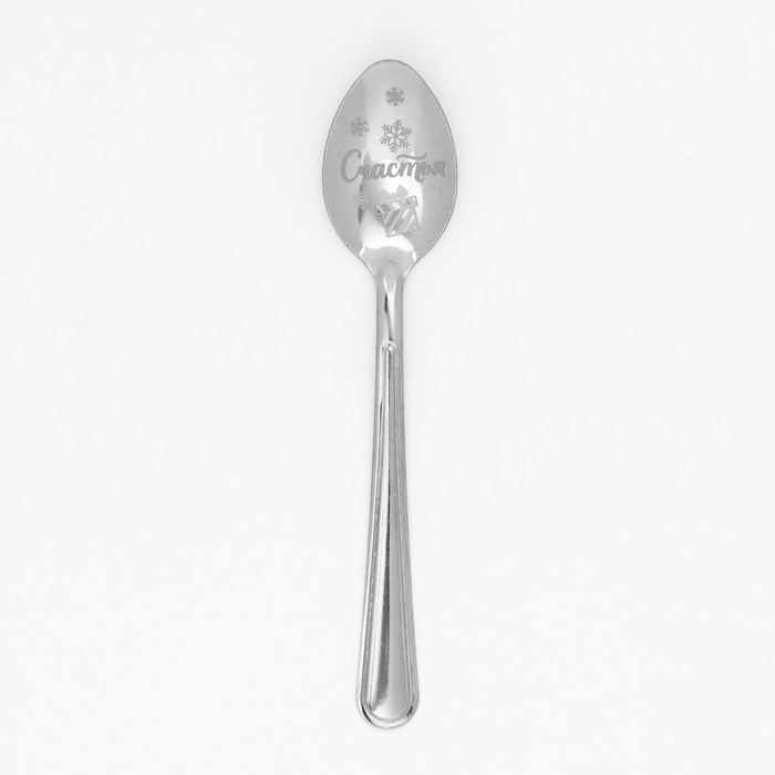 Ложка сувенирная на открытке &laquo;Новогодняя коллекция: Семейного счастья&raquo;, 3 х 14 см