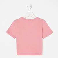 Футболка детская KAFTAN "Как мама" р.34 (122-128), розовый Футболка детская KAFTAN "Как мама" р.34 (122-128), розовый