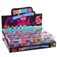 Мялка &laquo;Осьминожка&raquo; с водой, на присоске, виды МИКС