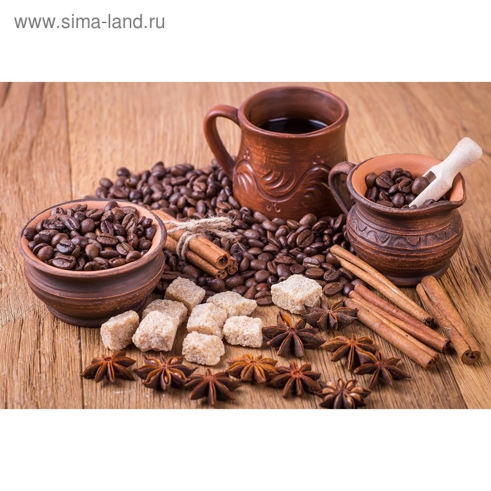 Картина на подрамнике "Кофе с пряностями" 40*50 см