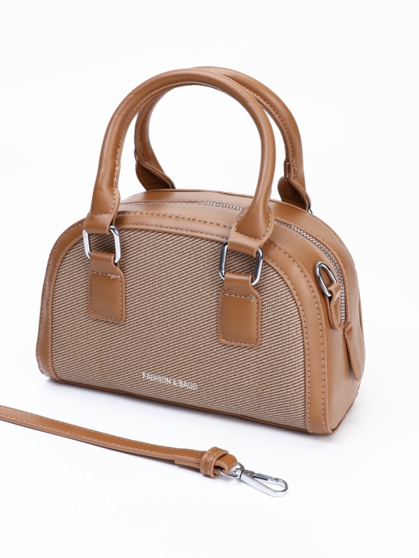 Сумка женская, 22*7*14, отд на молнии, длин ремень, коричневый Сумка женская, 22*7*14, отд на молнии, длин ремень, коричневый