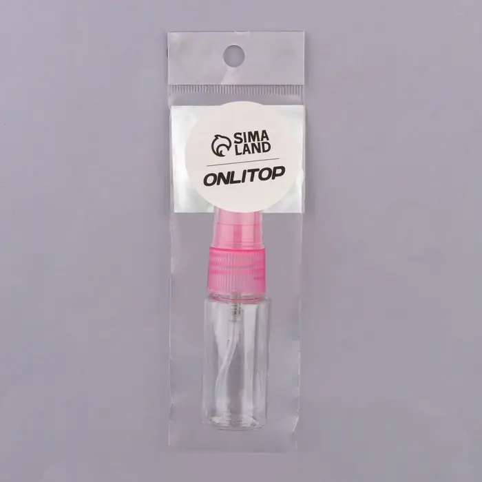 Бутылочка для хранения, с распылителем, 20 мл, МИКС, прозрачная